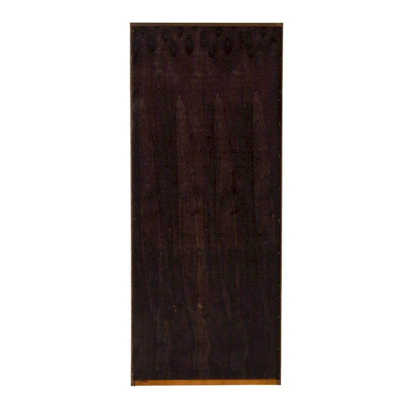 72-inch Bookcase - Cognac Finish, Poplar & Cherry Veneer
