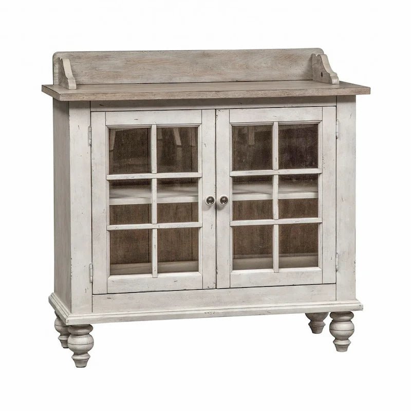 Antique Linen Weathered Gray Server