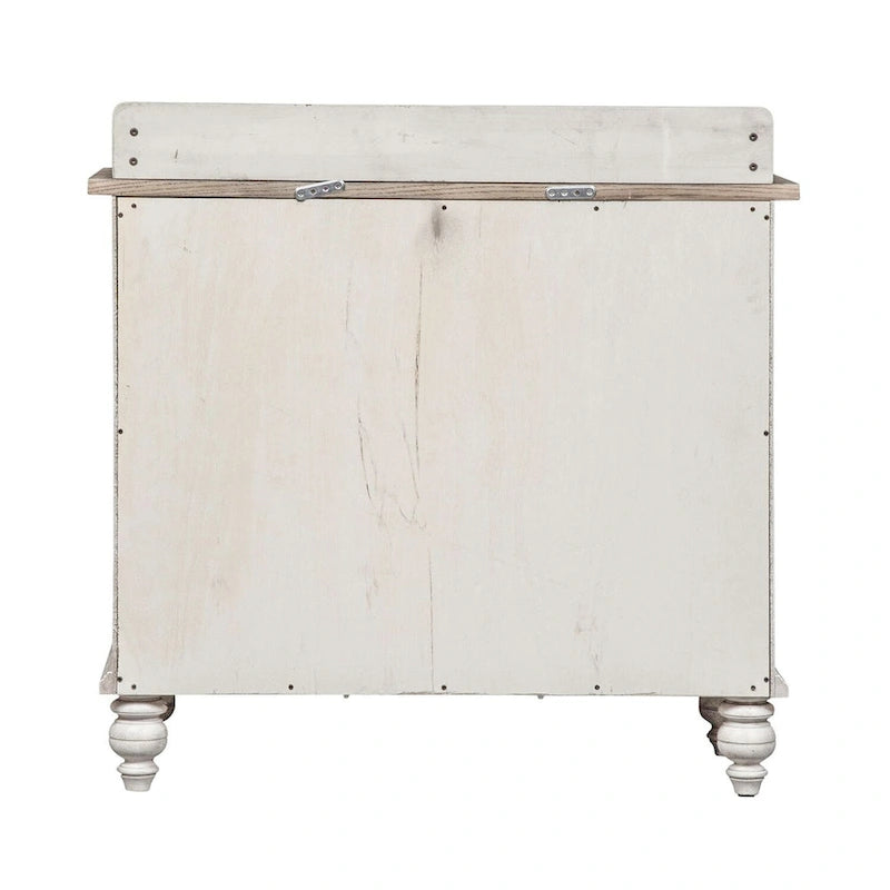 Antique Linen Weathered Gray Server