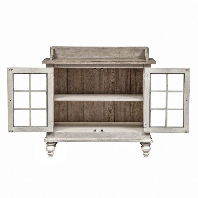 Antique Linen Weathered Gray Server