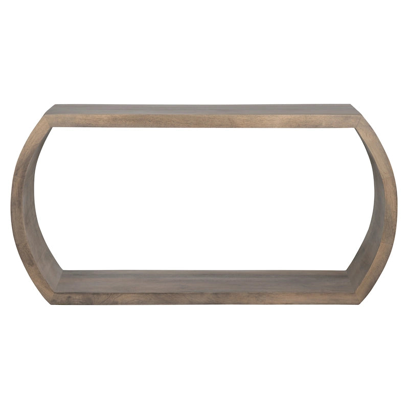 Modern Console Table with Open Shelf - 60x16x30 in.
