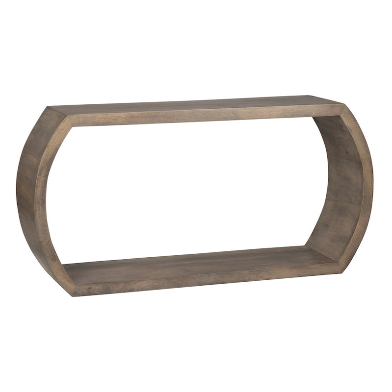 Modern Console Table with Open Shelf - 60x16x30 in.