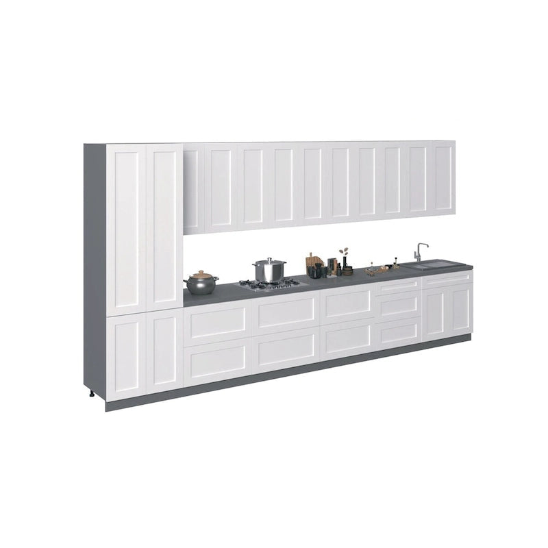 Kitchen Celestial Collection White Matte Color Base Size 15Ft Wide - 182x24