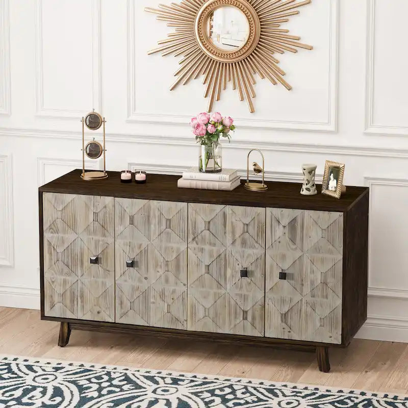 59.84 4-türiges Vintage-Sideboard