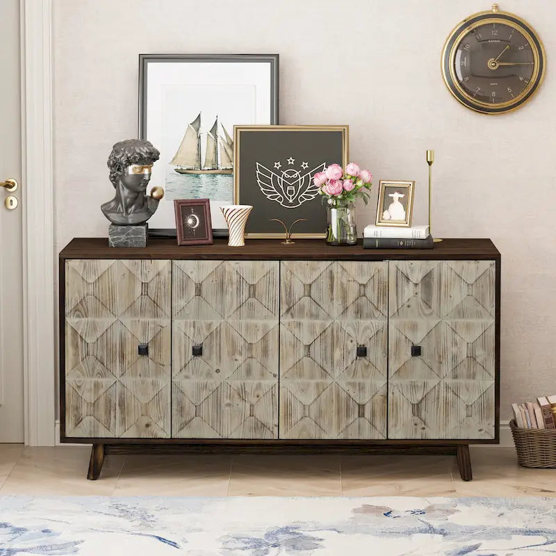 59.84 4-türiges Vintage-Sideboard