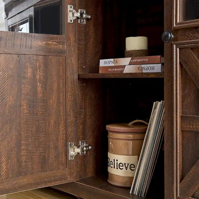 3 Doors Cabinet Large Buffet Sideboard Cabinet