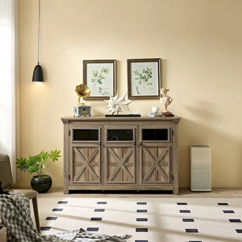 Schrank mit 3 Türen, großer Buffet- und Sideboardschrank