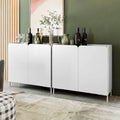 Akzentschrank-Set im Mid-Century-Modern-Stil, 2-teilig - 35.43 x 31.88 x 13.97 in.