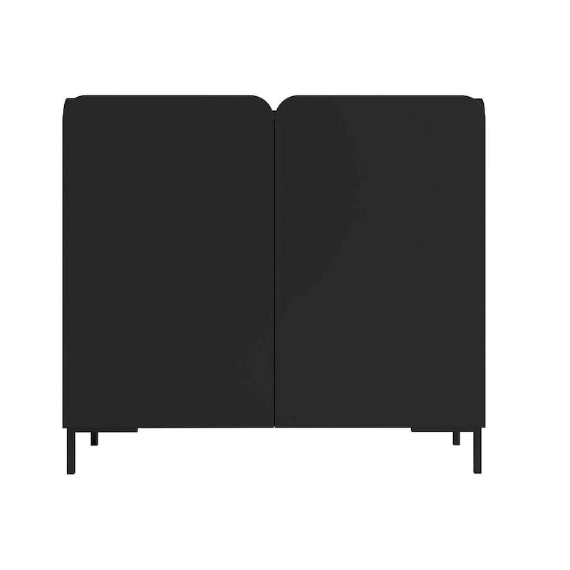 Akzentschrank-Set im Mid-Century-Modern-Stil, 2-teilig - 35.43 x 31.88 x 13.97 in.