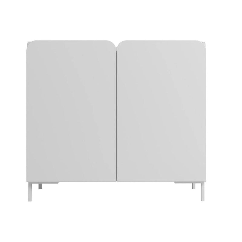 Akzentschrank-Set im Mid-Century-Modern-Stil, 2-teilig - 35.43 x 31.88 x 13.97 in.