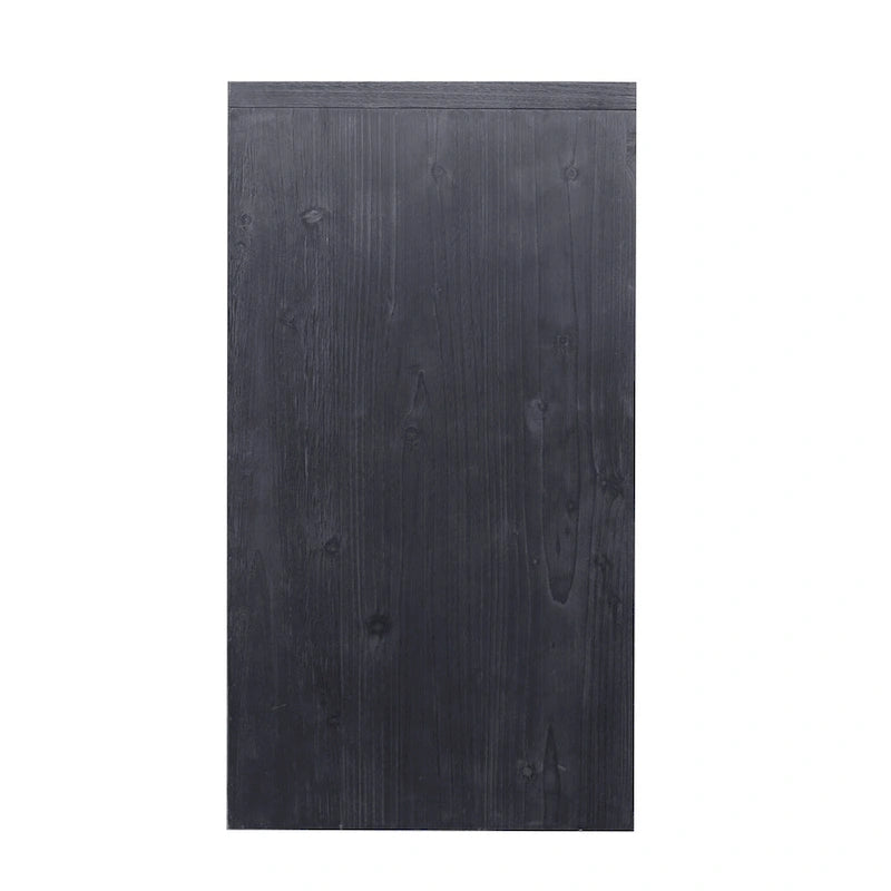 Sideboard-Buffetschrank im Landhausstil mit 4 Türen und geriffelten Türen