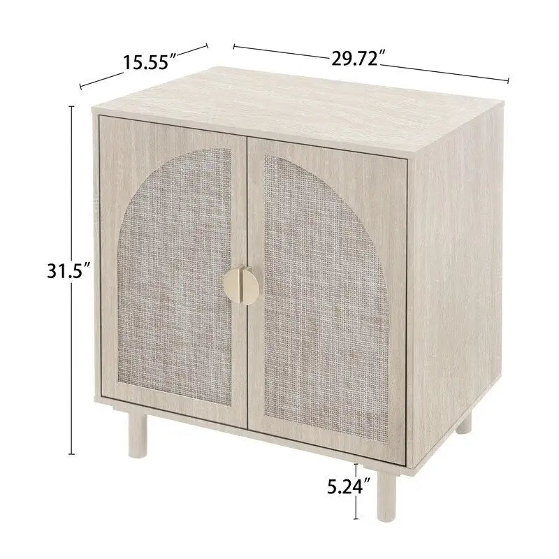 Schrank mit 2 Türen, geeignet für Schlafzimmer, Wohnzimmer und Arbeitszimmer