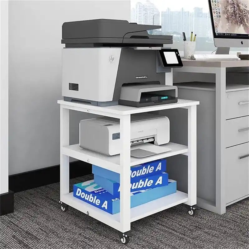 3-Tier Laser Printer Cart - 19.7 x 19.7 x 22.6