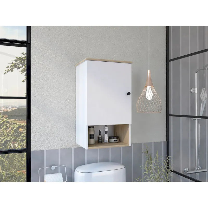 Recessed Medicine Cabinet with Adjustable Shelves - Polished Frameless Mirror