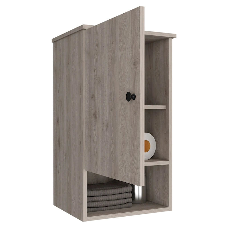 Recessed Medicine Cabinet with Adjustable Shelves - Polished Frameless Mirror
