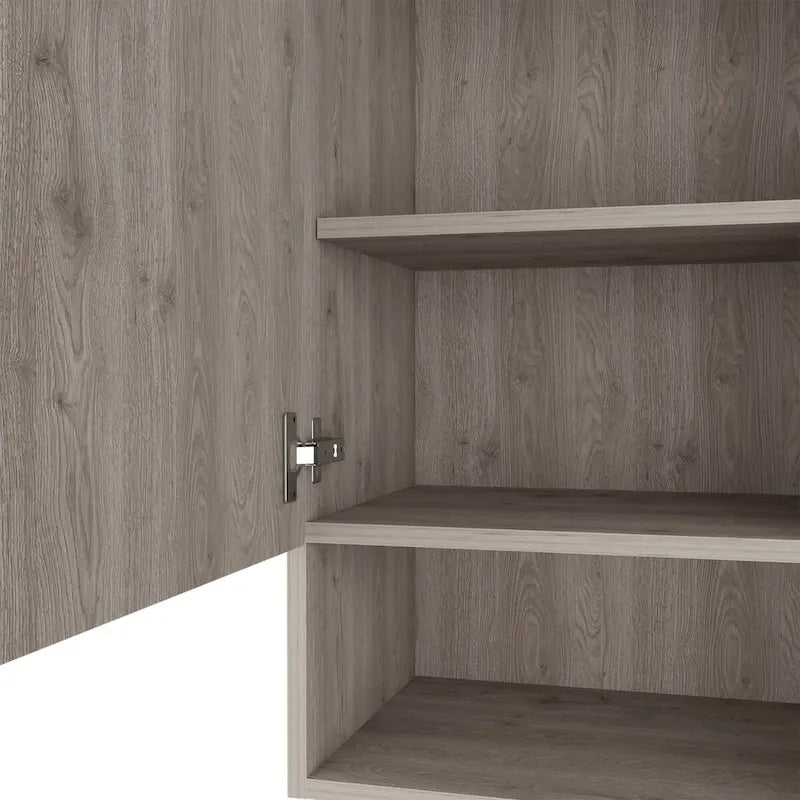 Recessed Medicine Cabinet with Adjustable Shelves - Polished Frameless Mirror