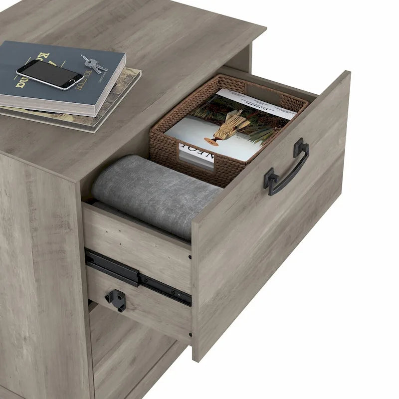 Farmhouse 2-Drawer Accent File Cabinet - 29x23x30 in.